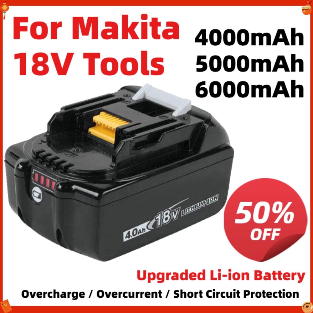 Makita Drill Dtw300 - Makita 18V Aletleri için 6000mAh Yükseltilmiş