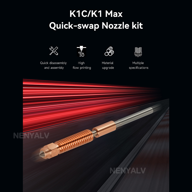 Creality K1C/K2 SE Nozul için  - Creality Printer K1 incelemesi ve fiyatı